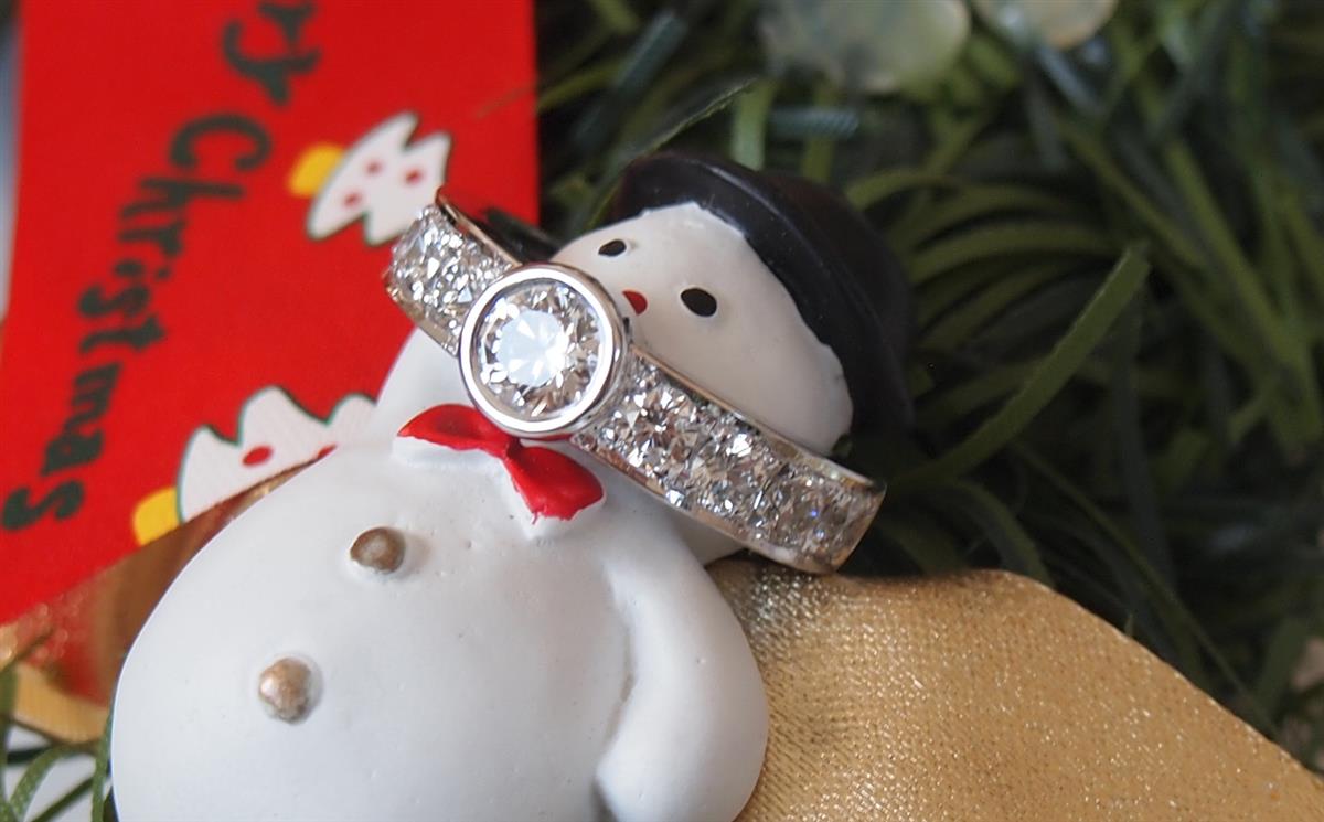 お母さんから頂いたダイヤモンドをジュエリーリフォームで。。。