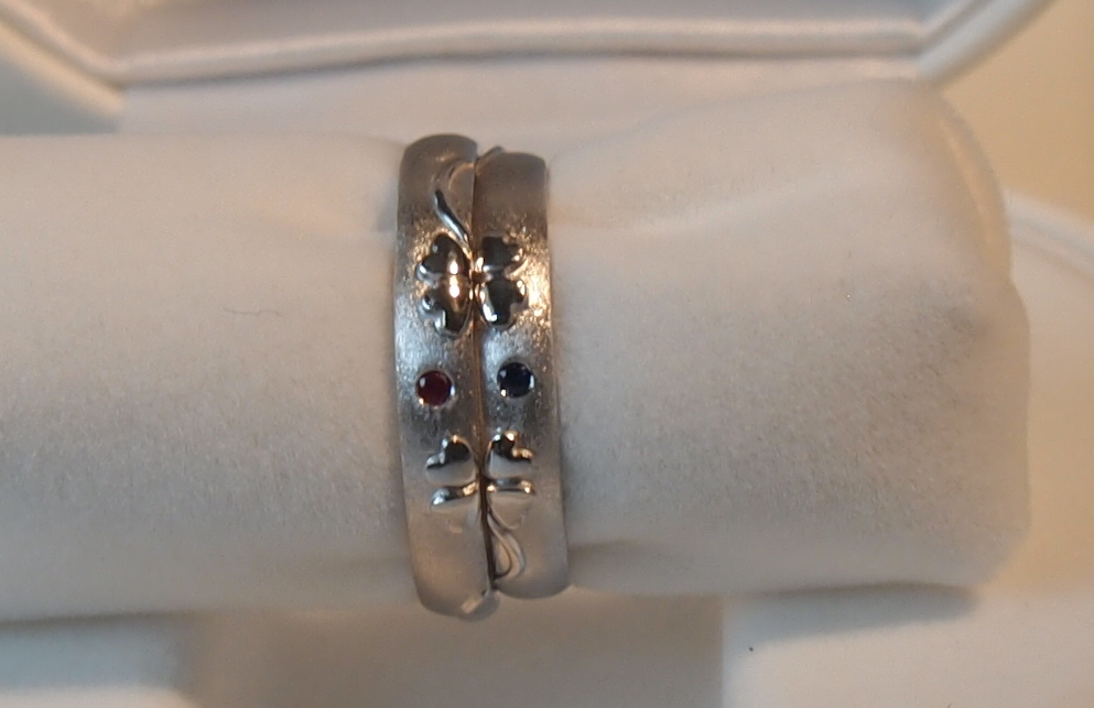 手作り鍛造、結婚指輪(マリッジリング)製造工程。(10)