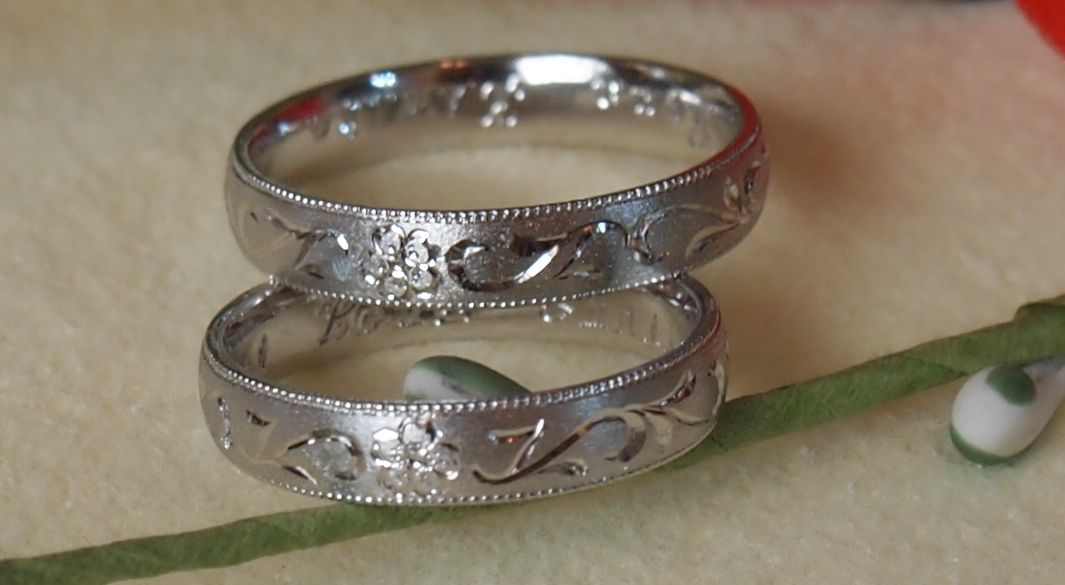 手作り鍛造で末永く使える結婚指輪を。。新年の決意。。