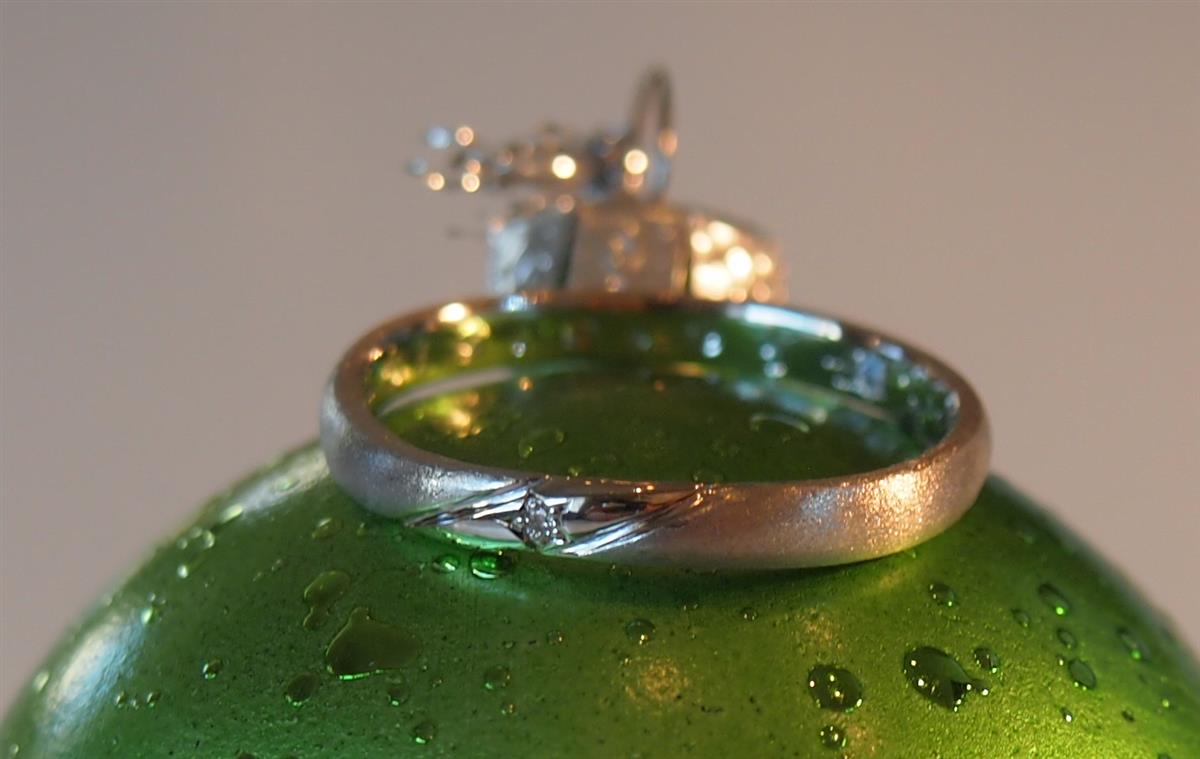 京都からご来店のお二人の結婚指輪(マリッジリング)。。。