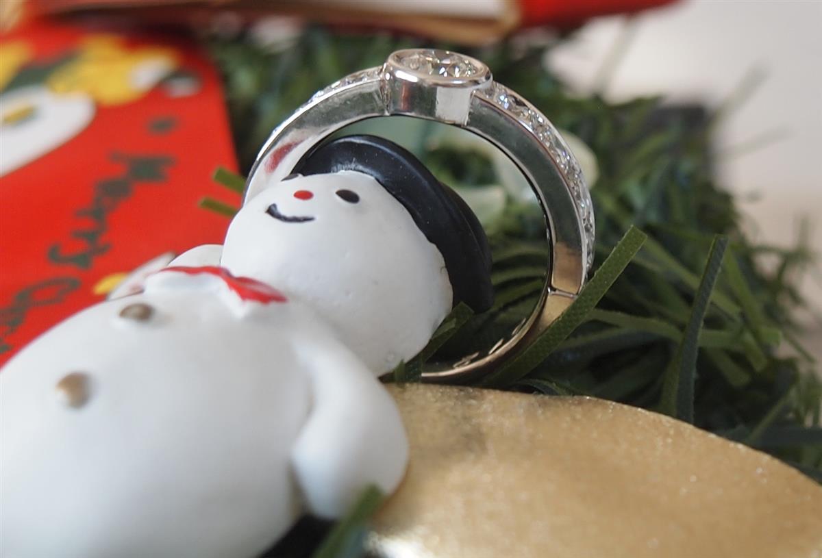 お母さんから頂いたダイヤモンドをジュエリーリフォームで。。。