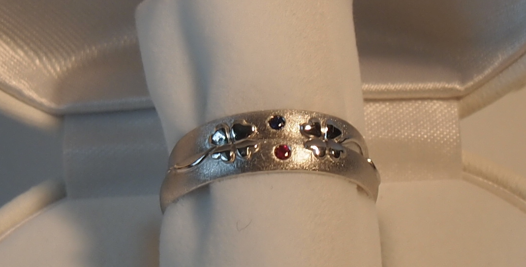 手作り鍛造、結婚指輪(マリッジリング)製造工程。(10)